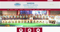 Desktop Screenshot of nandhacityschool.org