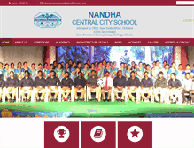 Tablet Screenshot of nandhacityschool.org